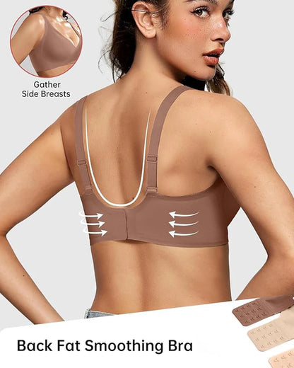 Seamless Jelly Deep V Push-Up Wireless Bra